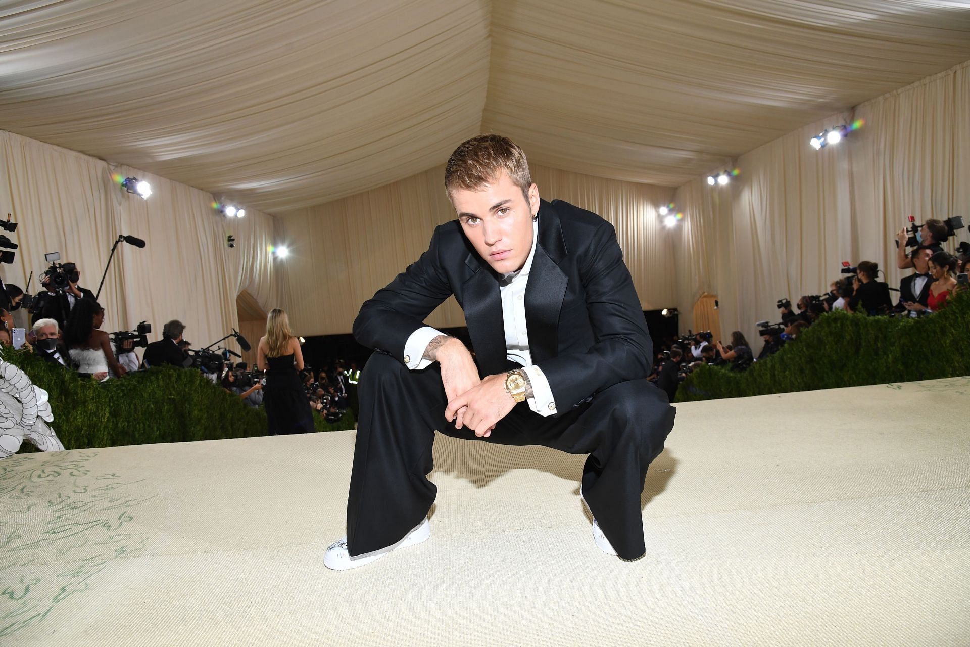 The 2021 Met Gala Celebrating In America: A Lexicon Of Fashion - Red Carpet - Source: Getty