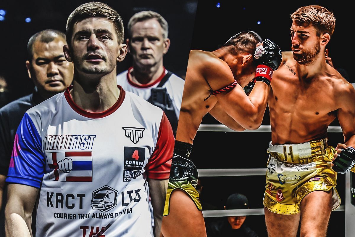 Jacob Smith (left) and Jonathan Haggerty (right). [Photos from ONE Championship]