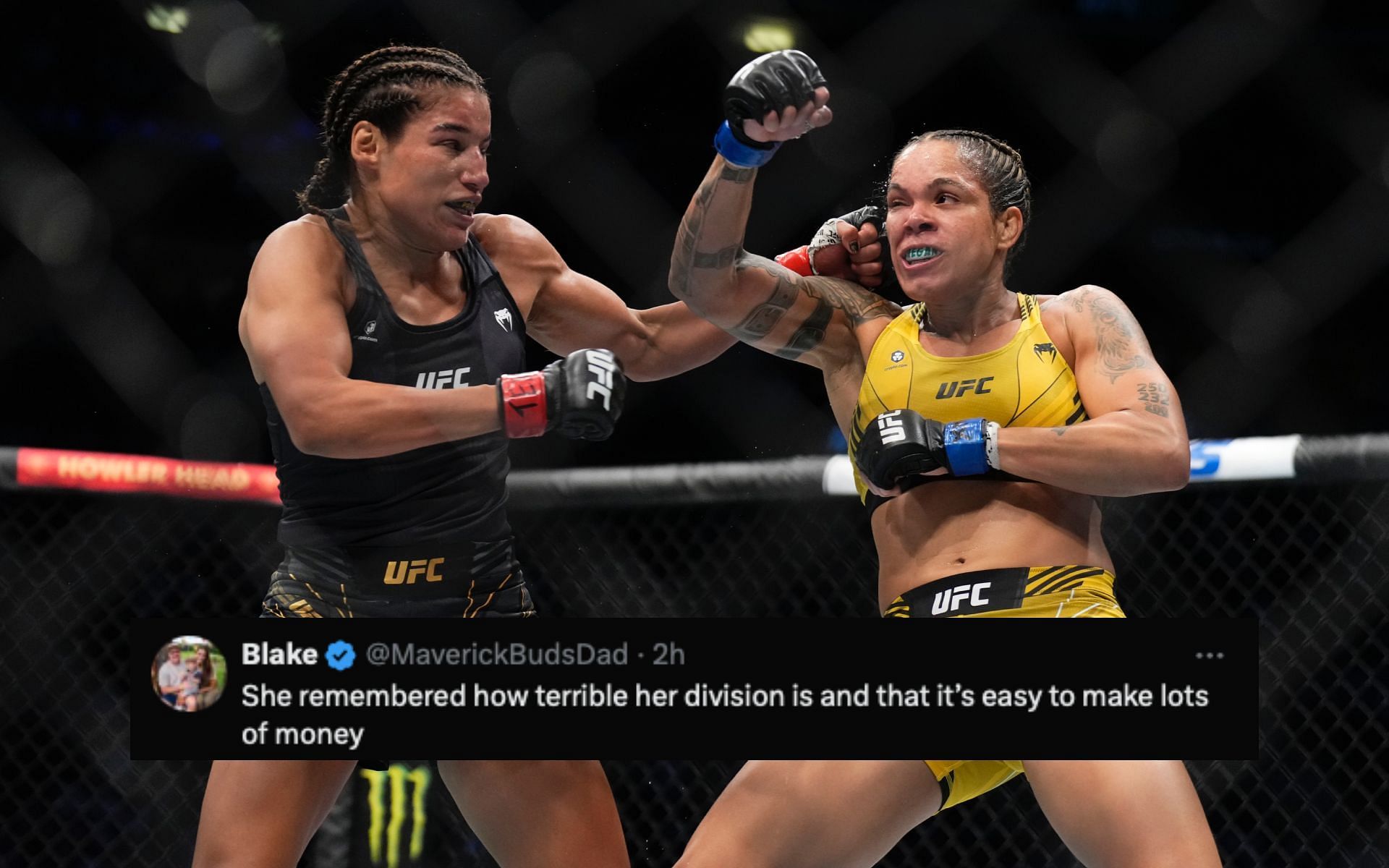 Fans react to Amanda Nunes