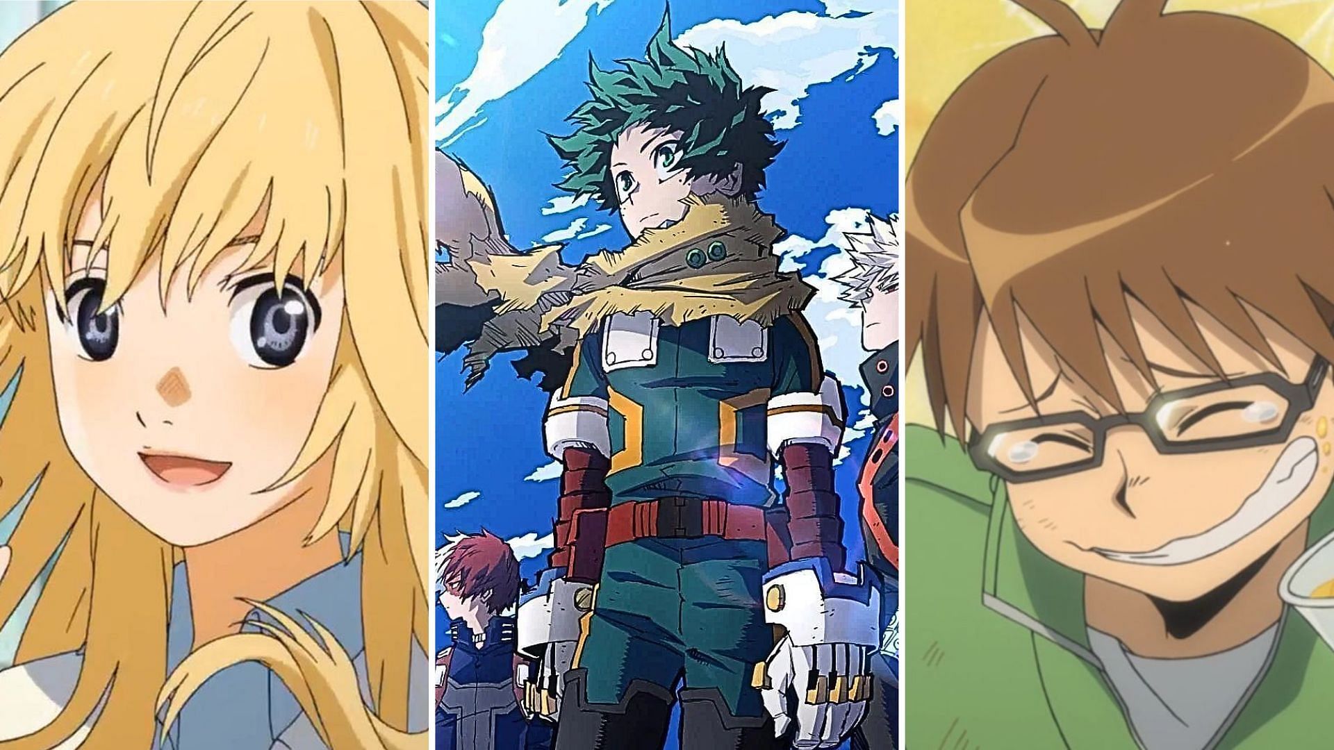 Your Lie in April, My Hero Academia, Silver Spoon 