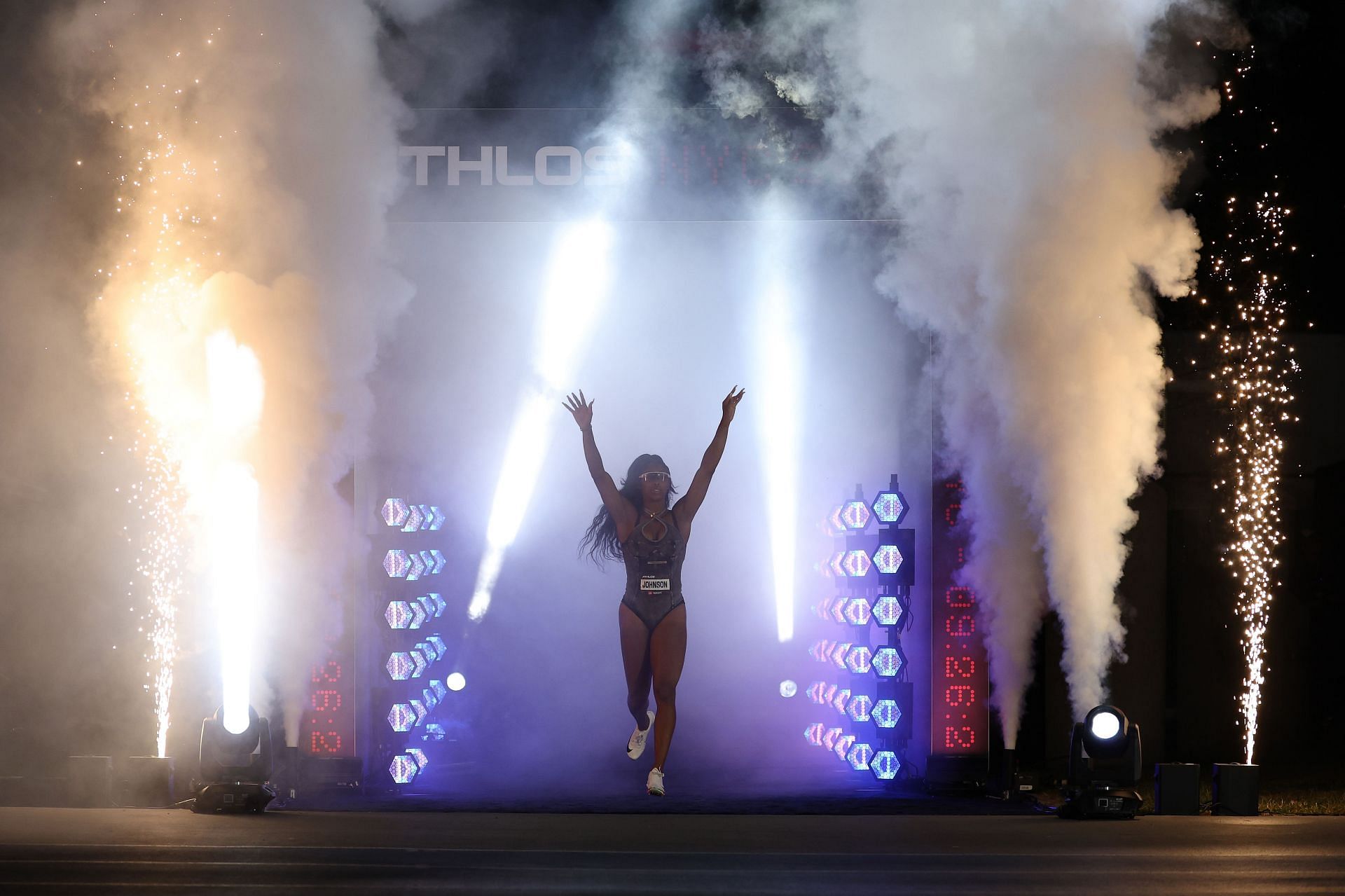 Alaysha Johnson at Athlos NYC (Photo by Patrick Smith/Athlos/Getty Images for Athlos)