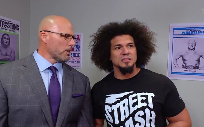 [VIDEO] Carlito's insane reaction to seeing two female stars on WWE RAW
