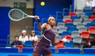 Gauff in action at the 2024 Wuhan Open (Picture: Getty)