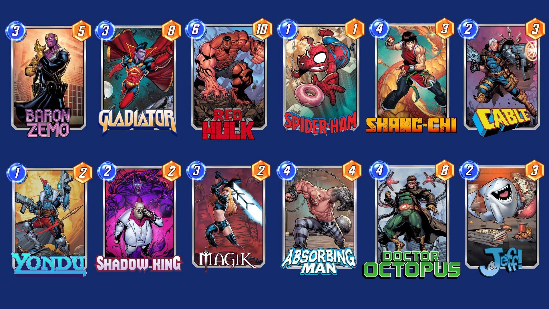 The Aggro Zemo Deck is an aggressive Marvel Snap Baron Zemo deck (Image via Nuverse)