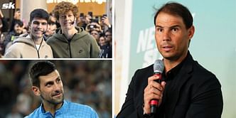 "Novak Djokovic is still there" - Rafael Nadal cautions against prematurely comparing Carlos Alcaraz and Jannik Sinner's rivalry to the Big-3