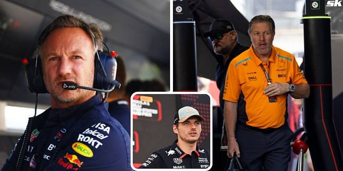 "Their dislike for each other is not my problem": Max Verstappen opens up on the Zak Brown-Christian Horner rivalry