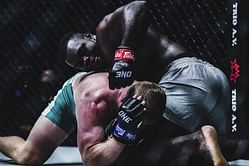 WATCH: Oumar 'Reug Reug' Kane showcases his brutal grappling, shatters a baseball bat to pieces with heel hook simulation