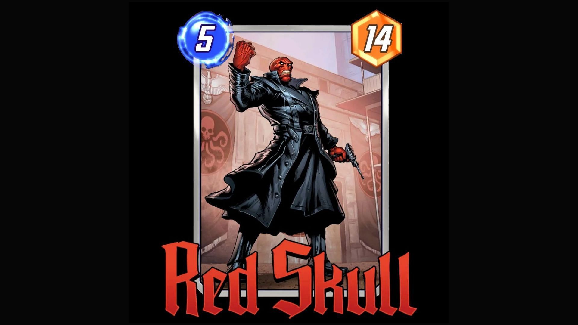 Red Skull is a card with high power and a strategic disadvantage, which is quite fitting for the character (Image via Nuverse)