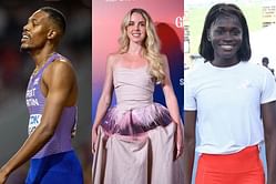 From Noah Lyles' fiance Junelle Bromfield to Keely Hodgkinson, athletes react to Zharnel Hughes & girlfriend's pregnancy announcement