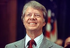 "He might just be dead" — Internet reacts to a frail-looking Jimmy Carter being wheeled in to watch military flyover on his 100th birthday
