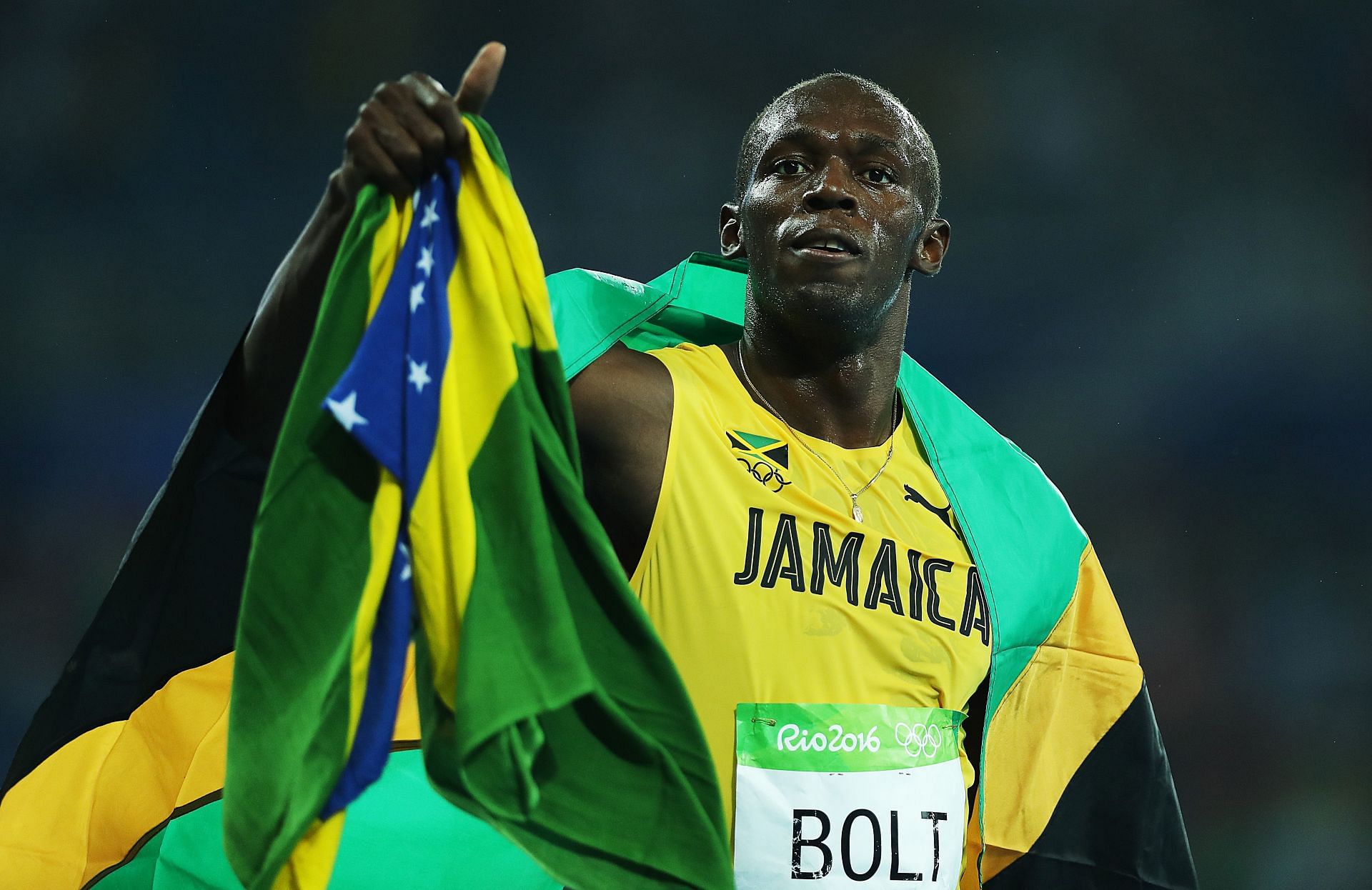 Usain Bolt at Rio Olympics (Photo by Ian MacNicol/Getty Images)