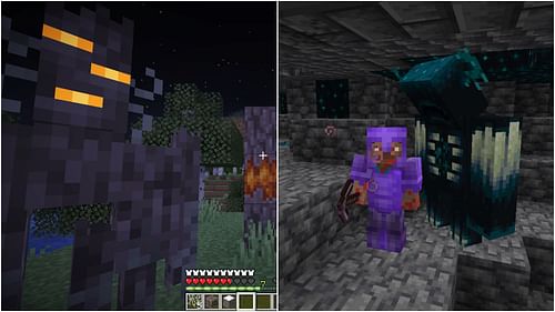 Both the Warden and Creaking have very different mechanics (Image via Mojang Studios)