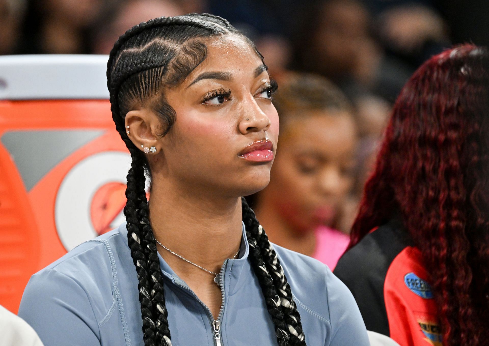 Chicago Sky forward Angel Reese - Source: Getty