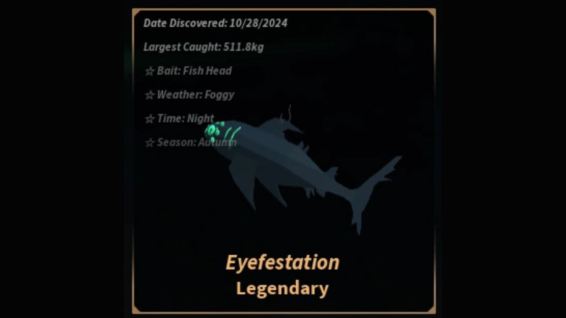 Eyefestation's Bestiary entry (Image via Roblox)