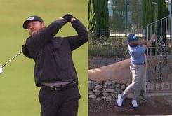 WATCH: 171st ranked golfer finds his back against the wall, yet almost holes out for eagle at Andalucia Masters