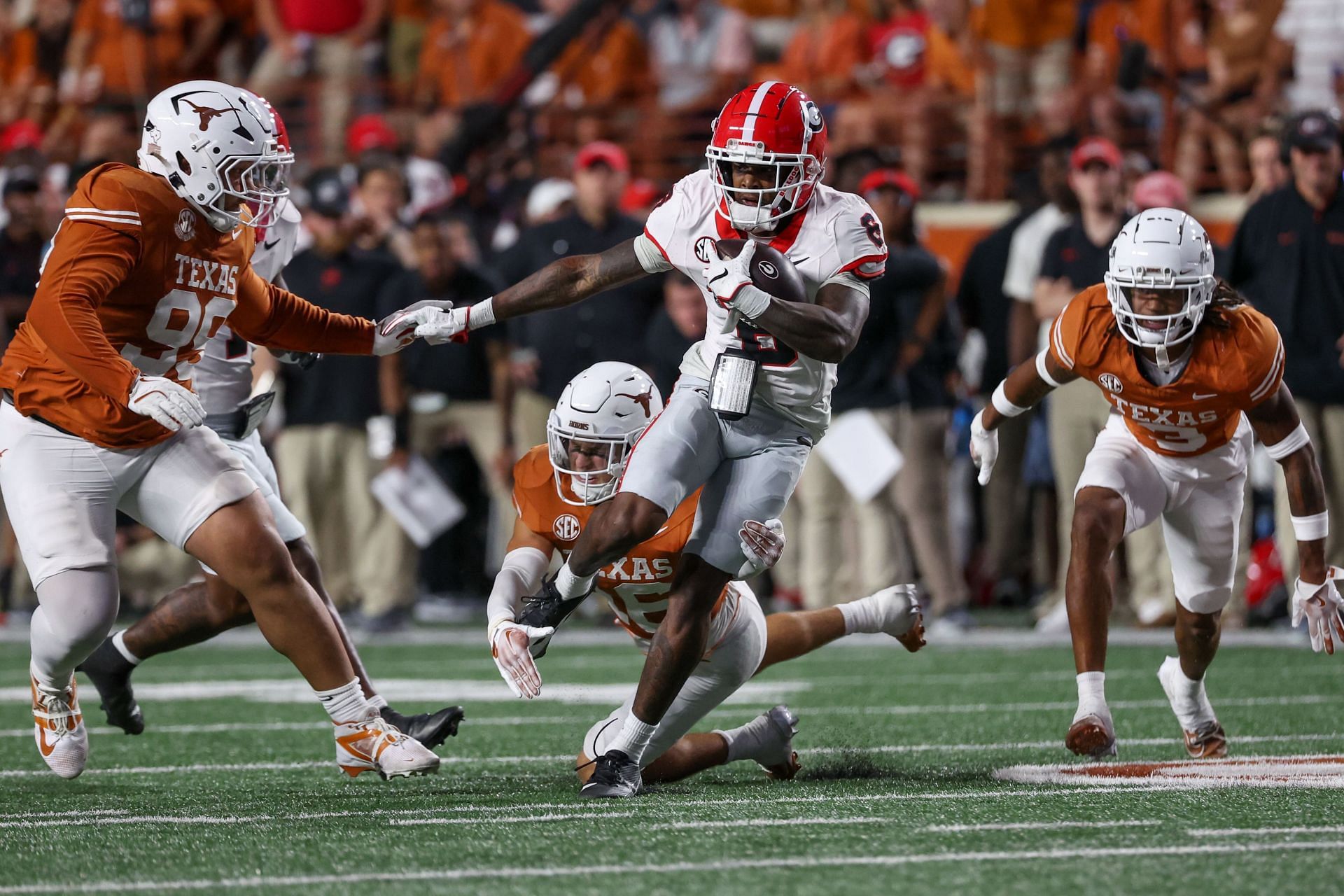 COLLEGE FOOTBALL: OCT 19 Georgia at Texas - Source: Getty