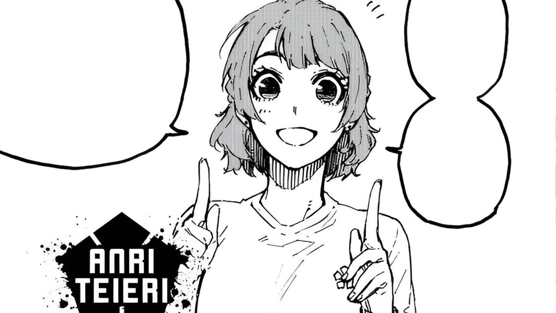 Anri Teieri as seen in Blue Lock manga (Image via Kodansha)