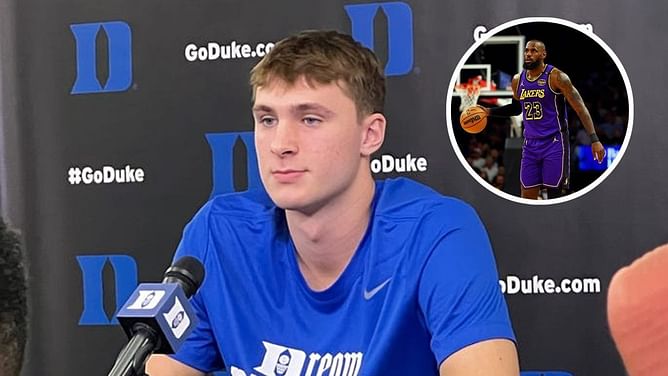 Cooper Flagg gushes about cherished relationship with LeBron James after inking record Gatorade deal: "Cool just to talk to him"