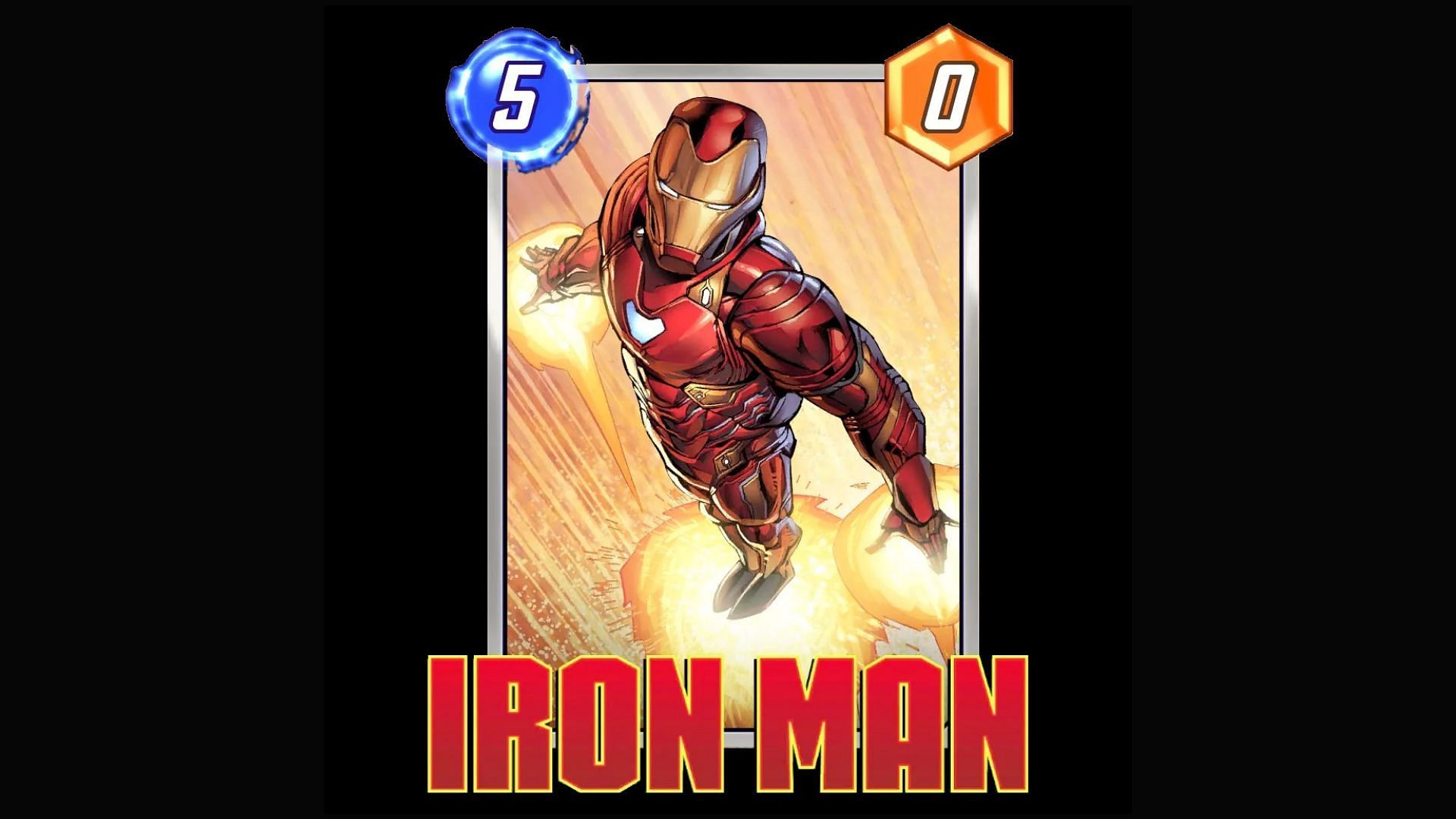 Iron Man is one of the most powerful five-cost cards in Marvel Snap that can potentially break the game (Image via Nuverse)