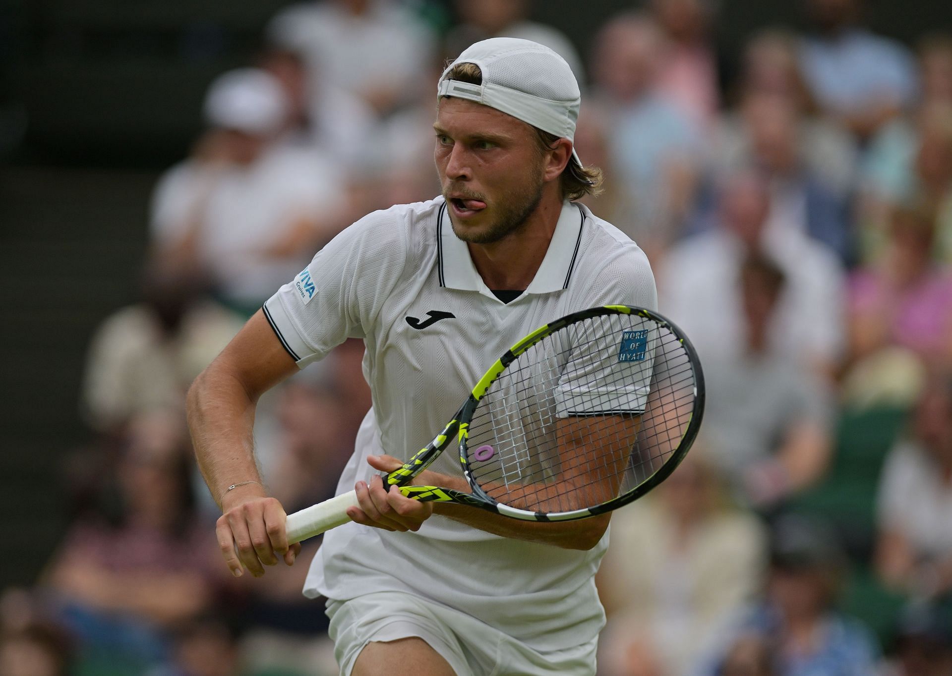 Alexandre Muller in action at the 2024 Wimbledon Championships (Picture: Getty)