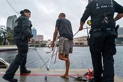 Tampa Police arrest Lieutenant Dan for creating public health hazard by not moving the boat he survived Hurricane Milton in