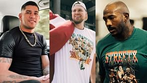 Boston Celtics star Kristaps Porzingis predicts winner of UFC 307 main-event between Alex Pereira and Khalil Rountree with a single emoji
