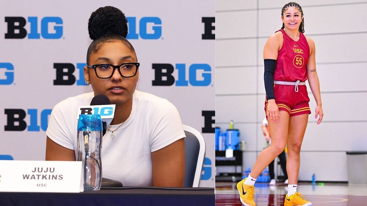 Talia Von Oelhoffen, Juju Watkins (Image Credits: IMAGN, Instagram/@uscwbb)