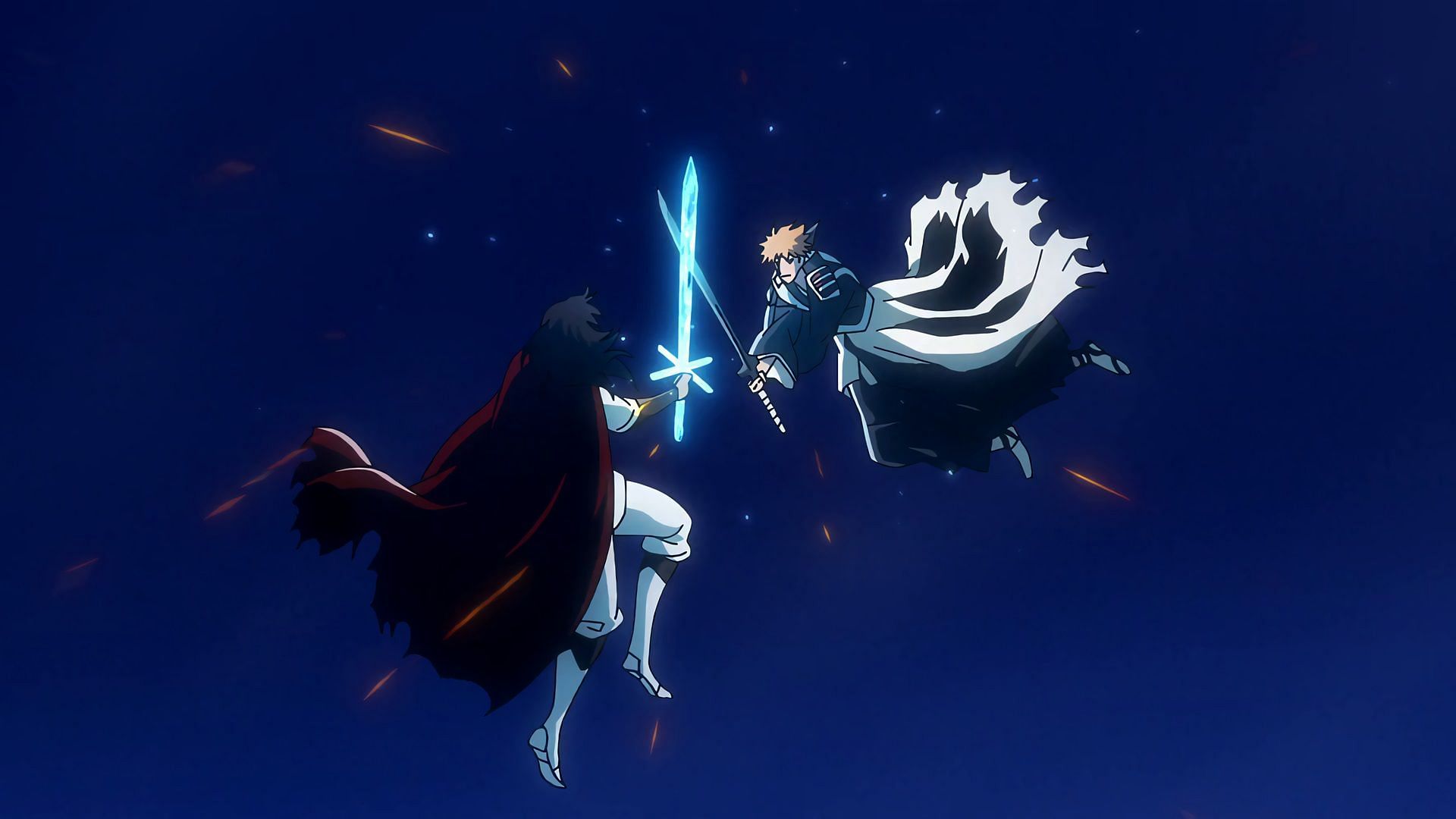 Ichigo fighting Yhwach in Bleach TYBW (Image via Pierrot Films)