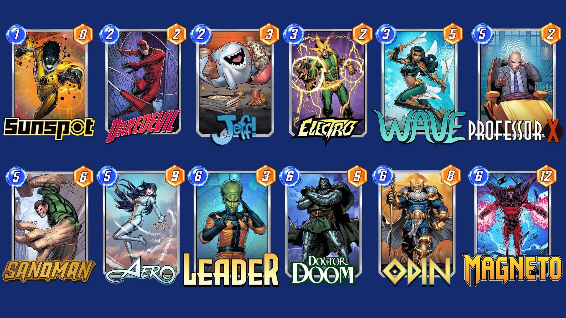 The Electro Control Deck is the best overall Marvel Snap Jeff deck (Image via Nuverse)