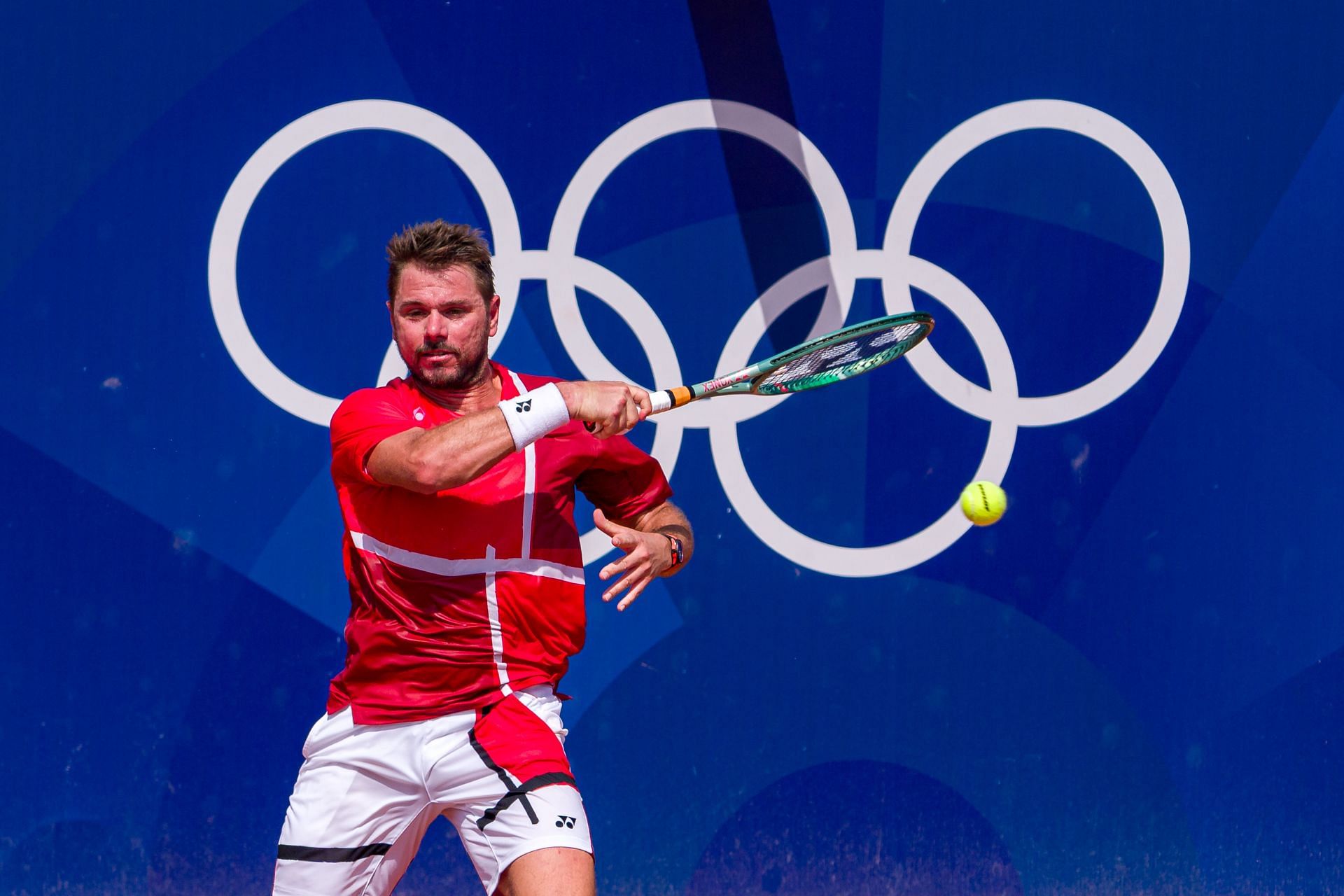 Stan Wawrinka in action at the 2024 Paris Olympics (Picture: Getty)