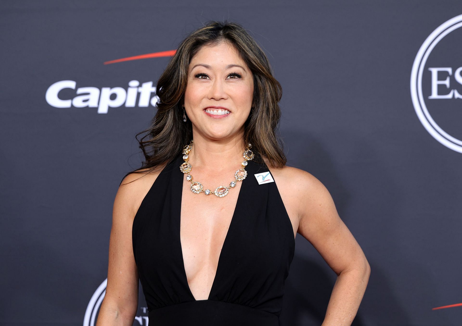 Kristi at the 2022 ESPYs - Arrivals (Image via Getty)