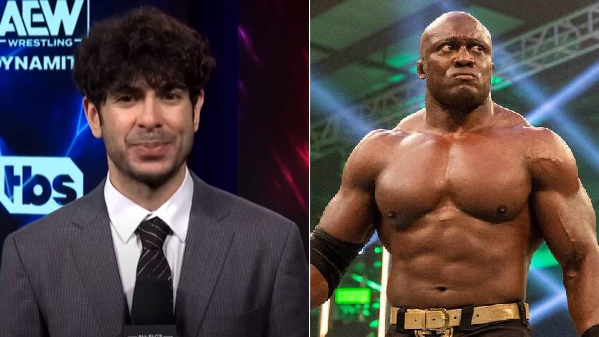 Tony Khan and Bobby Lashley