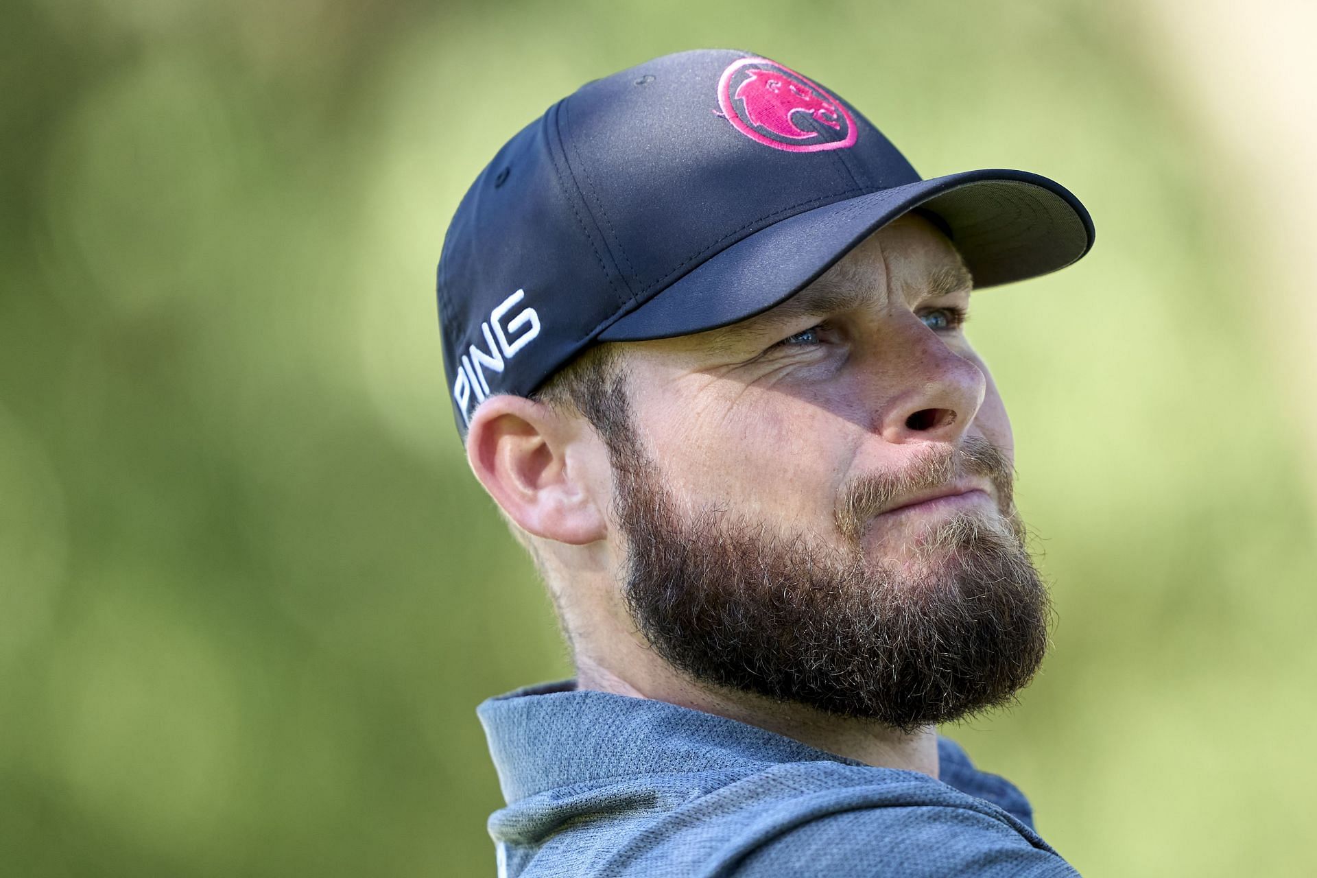 Tyrrell Hatton of England looks on the 3rd hole on day three of the acciona Open de Espa&ntilde;a presented by Madrid 2024 at Club de Campo Villa de Madrid [Image via Getty]