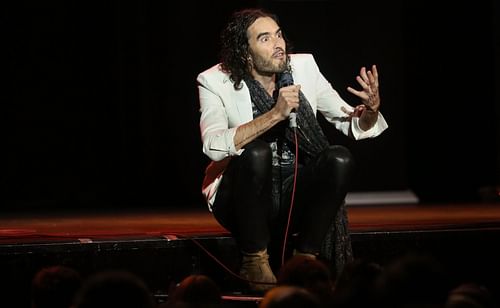 Russell Brand Performs In Berlin in February 2014, (Photo by Adam Berry/Getty Images)