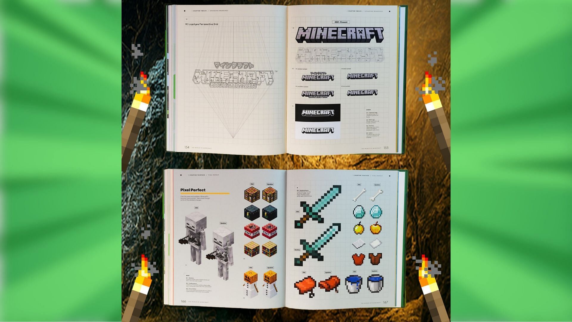 The book also features interesting artwork (Image via Mojang Studios)