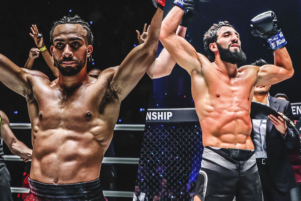 Alexis Nicolas (L) wants to emulate what Chingiz Allazov (R) has done for kickboxing. -- Photo by ONE Championship