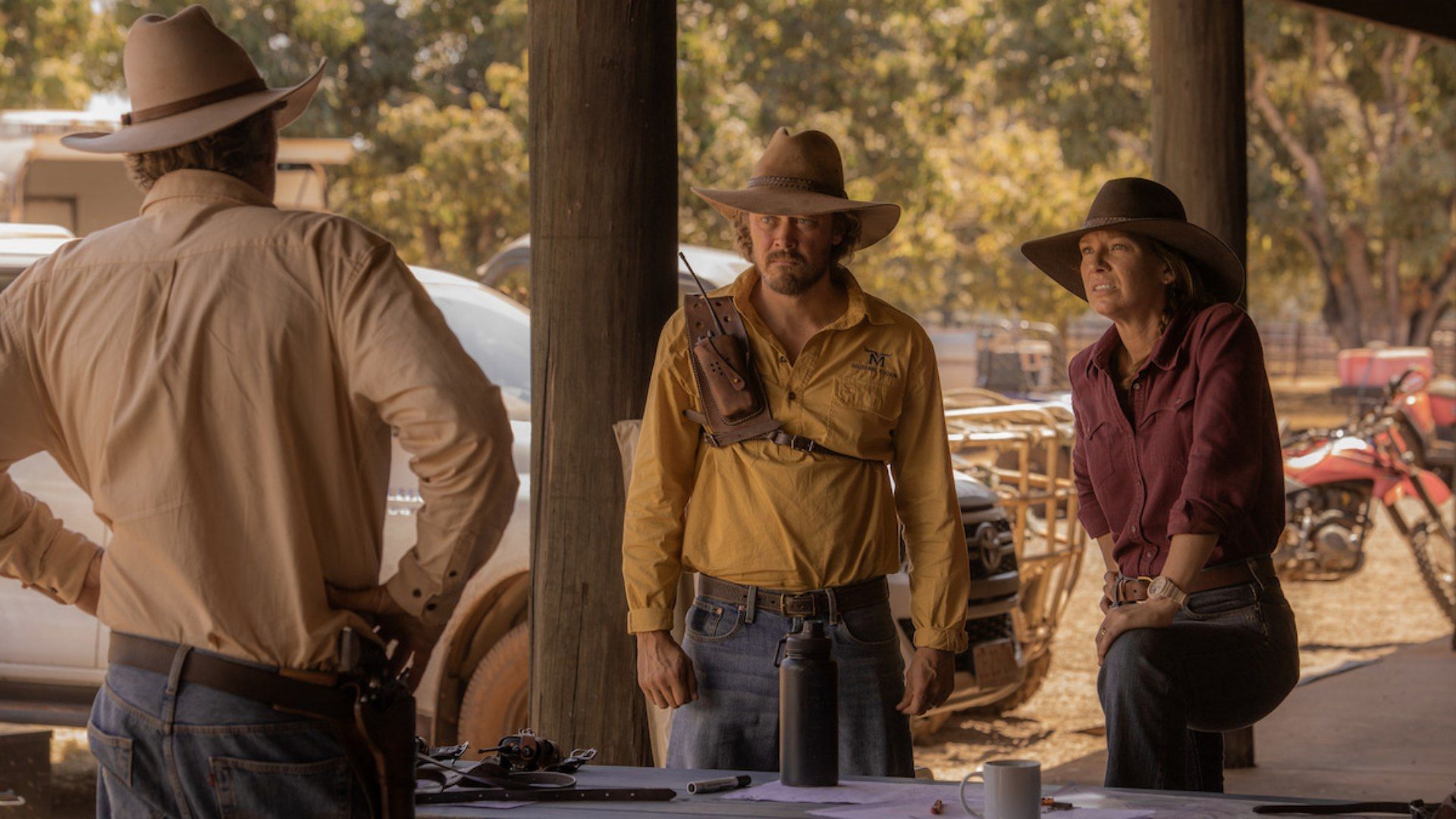 A scene from the Australian series Territory (Image via Tudum by Netflix)