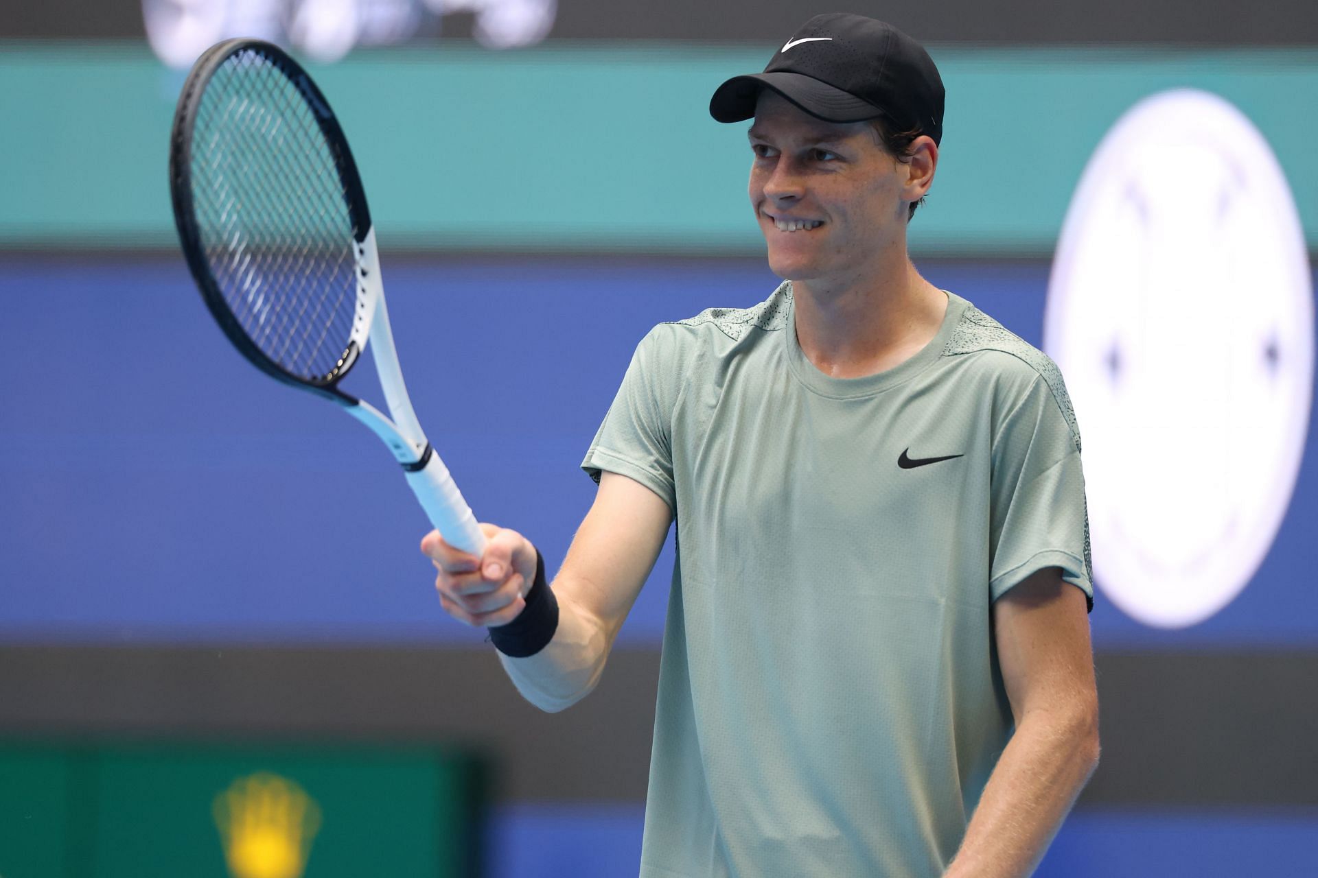 Jannik Sinner at the China Open 2024. (Photo: Getty)