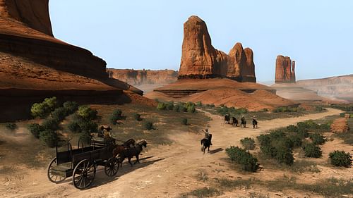 Red Dead Redemption features a total of 52 trophies to collect (Image via Rockstar Games)