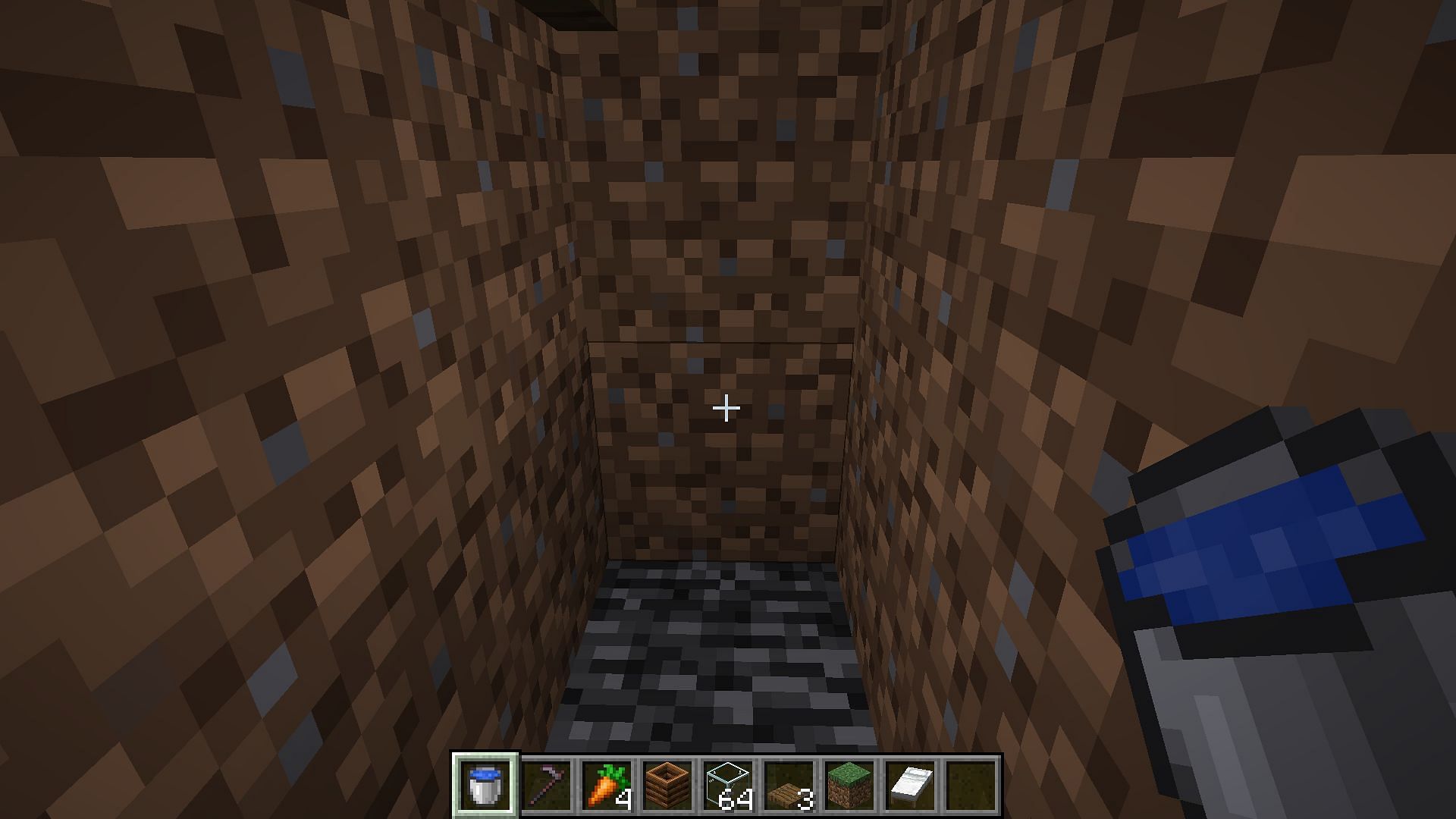 Fill the area with water to trap the mob (Image via Mojang Studios)