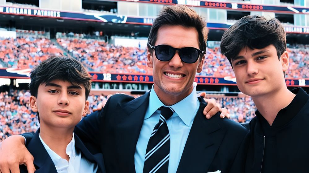 Tom Brady spends &quot;boys night&quot; with his sons at Taylor Swift