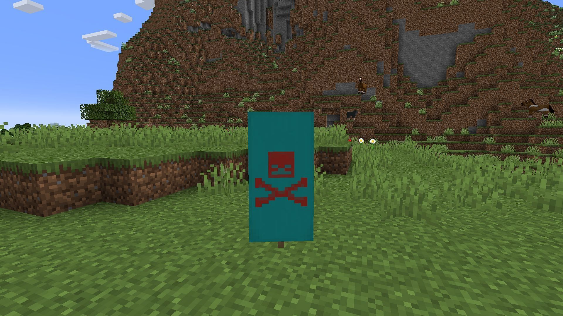 Use the loom to use all the banner patterns in Minecraft. (Image via Mojang Studios)