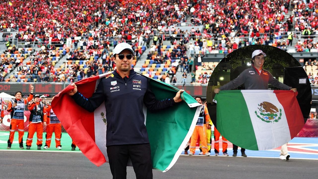 Sergio Perez in Mexico GP (Image Credits: Getty; Antonio Garibay Instagram)