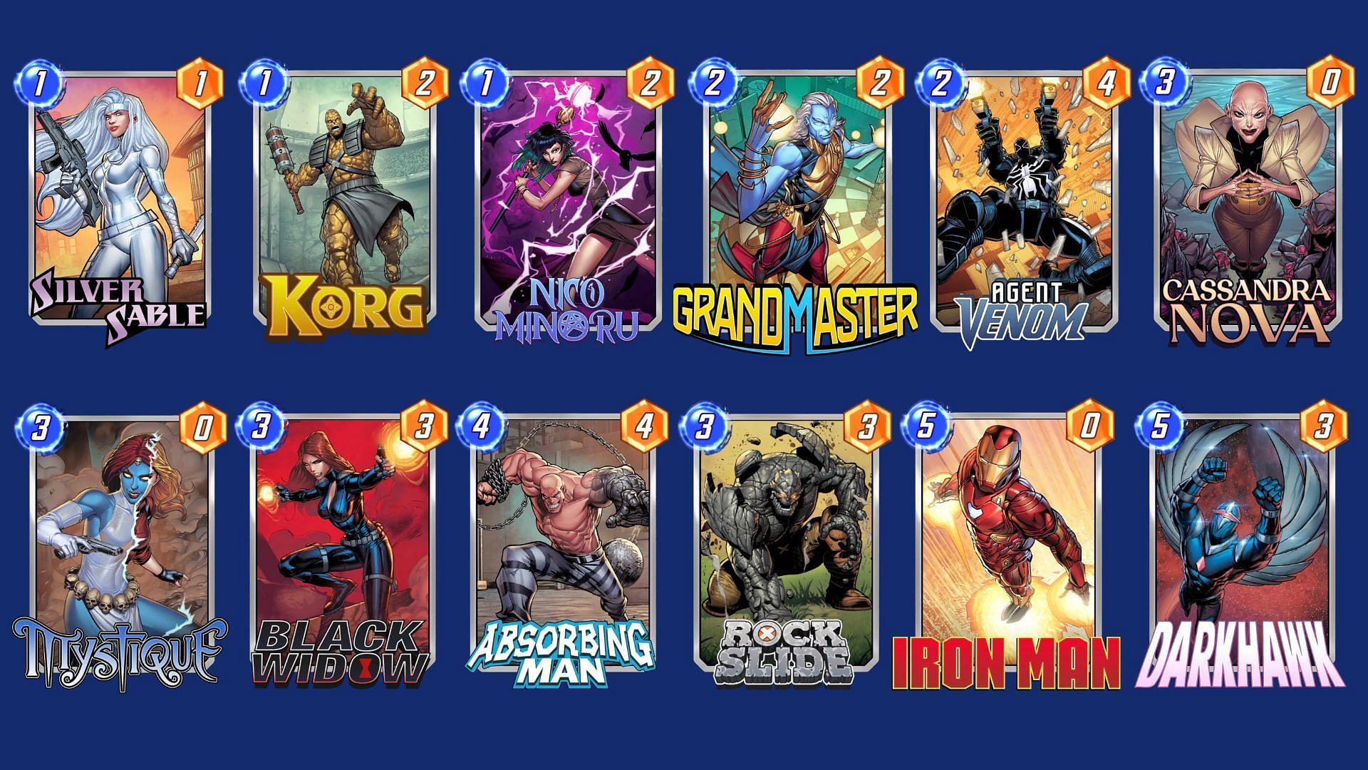 The Darkhawk Chaos Control is one of the best Marvel Snap Rock Slide decks (Image via Nuverse)