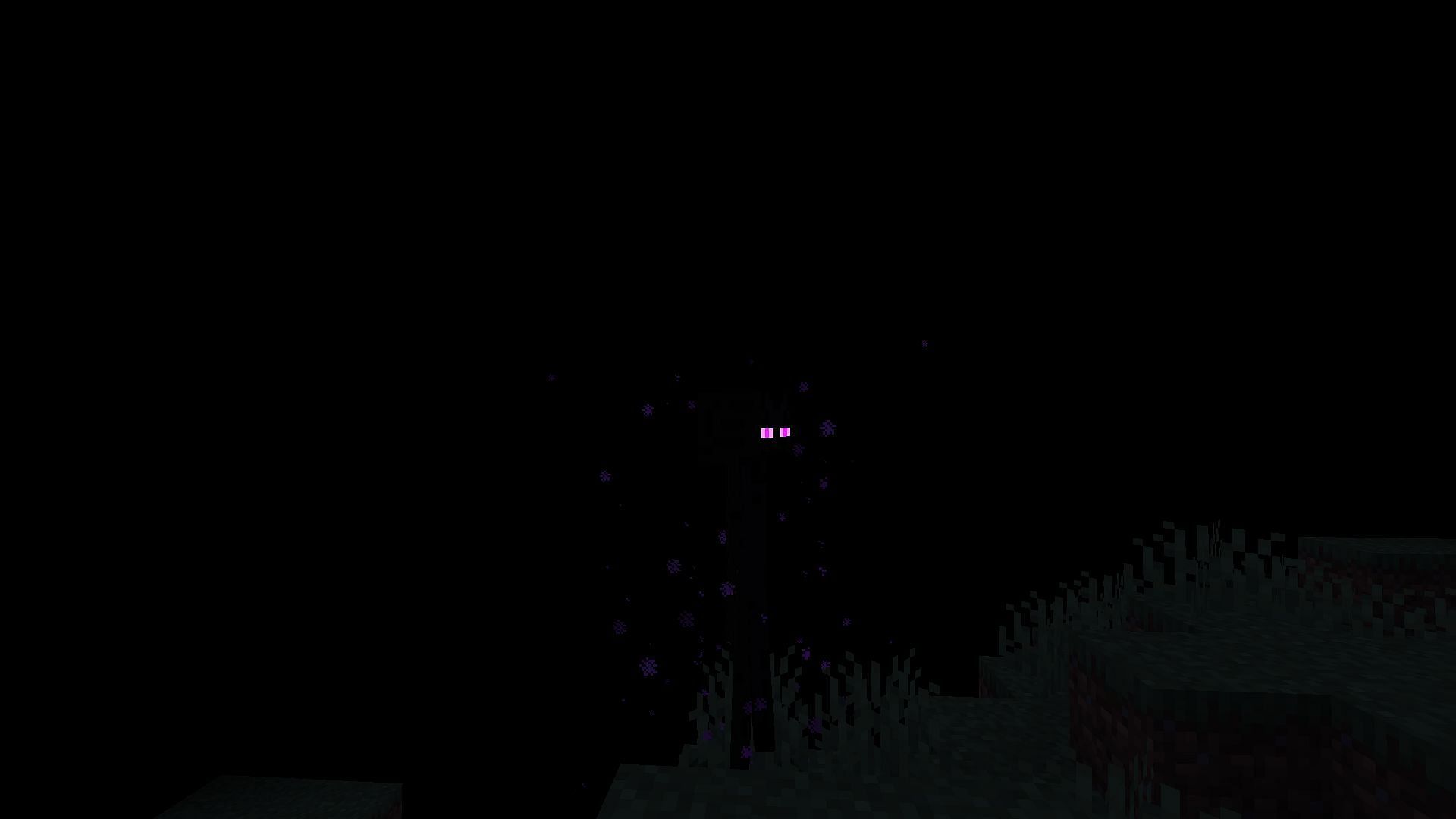 The lack of visibility and eeriness makes this one of the best Minecraft horror mods (Image via Mojang Studios/HappyMochaNoises)