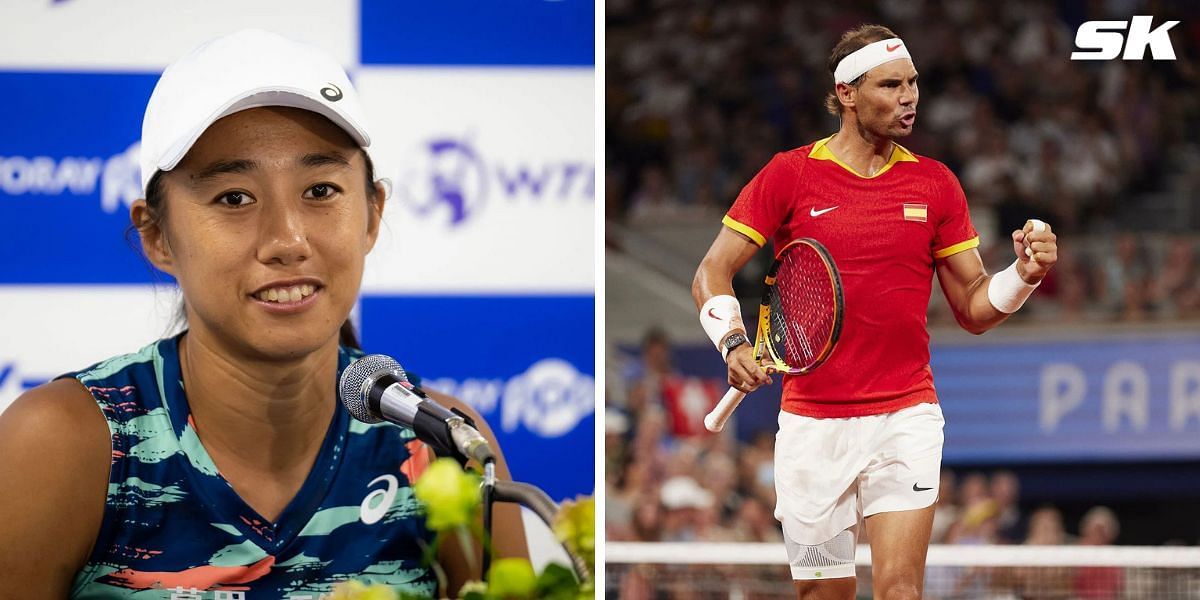 Zhang Shuai paid tribute to Rafael Nadal (Image Source: getty)