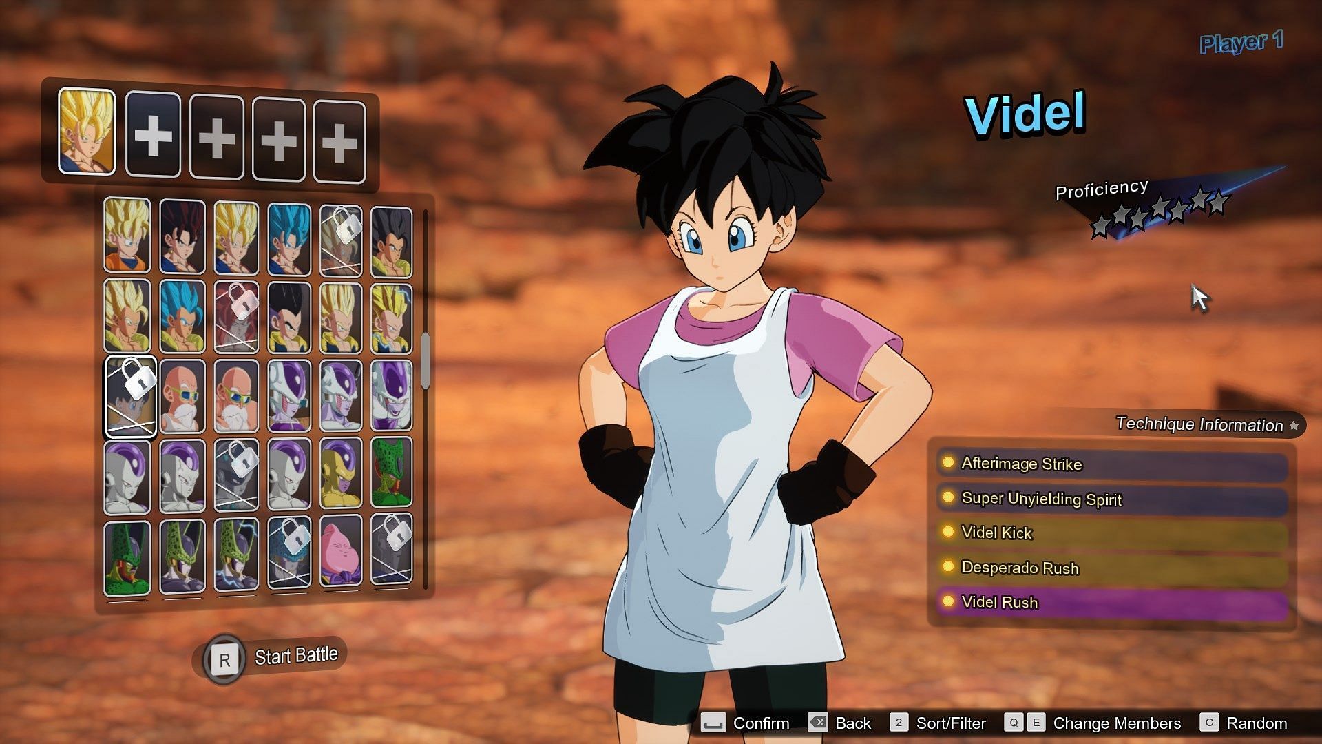 Videl features the Afterimage Strike ability (Image via Bandai Namco)