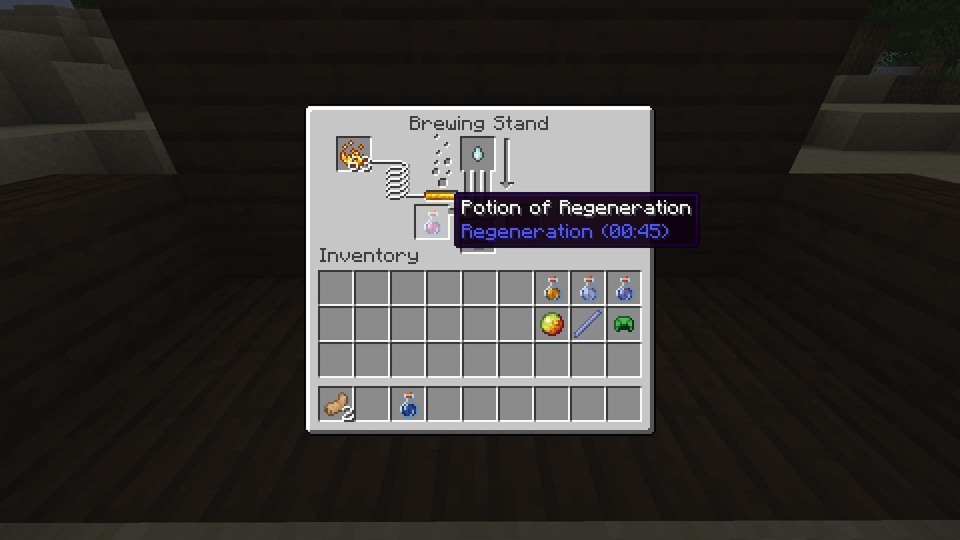 The Potion of Regeneration requires Ghast tear (Image via Mojang Studios)