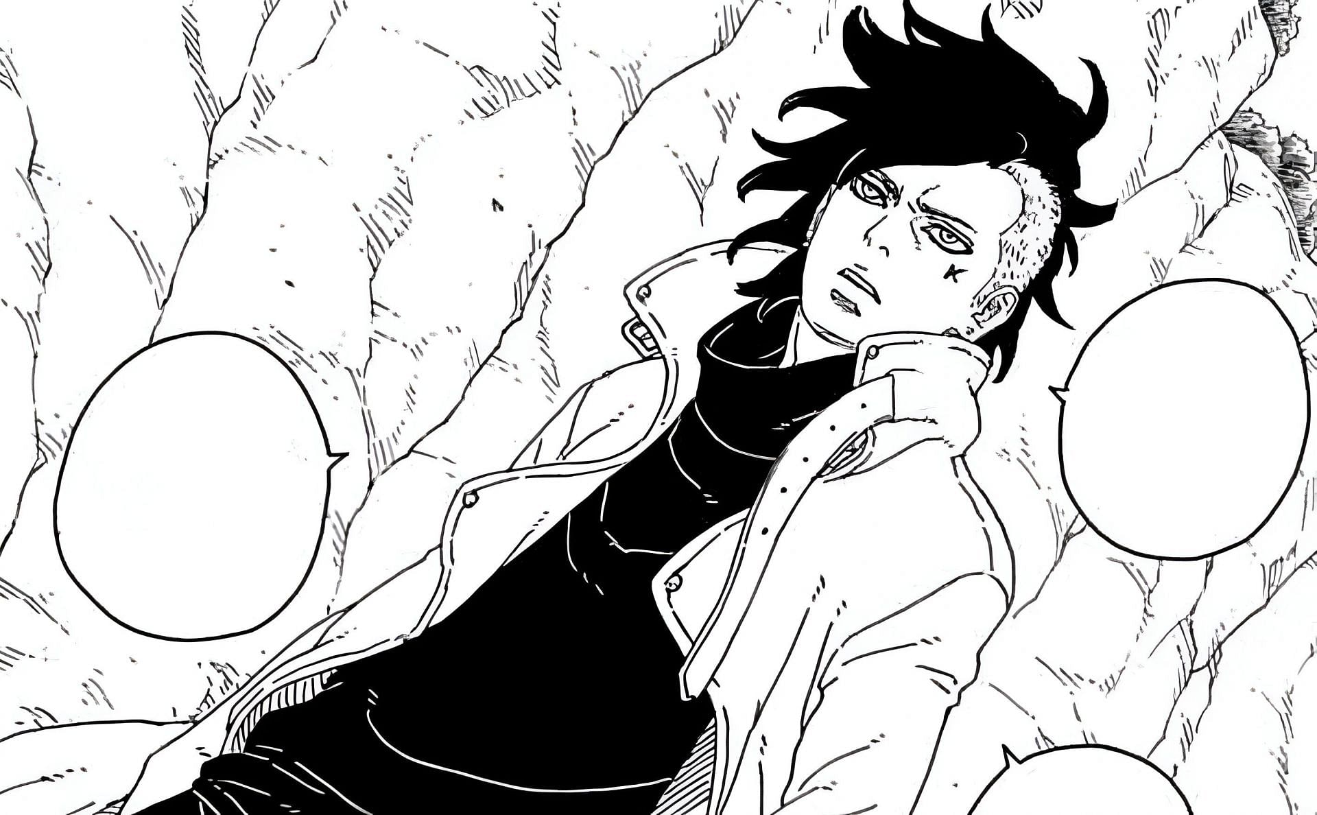 Kawaki as seen in the manga (Image via Shueisha)