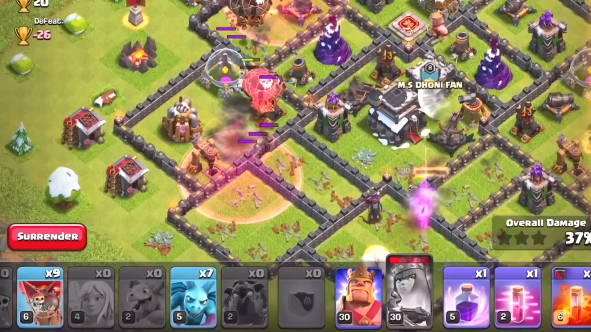 Queen Charge LavaLoon (Image via Supercell)